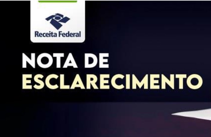 Nota de Esclarecimento RFB sobre "malha fina do imóvel rural"
